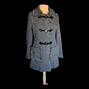 Style & Co. Tweed Toggle Coat Size XS